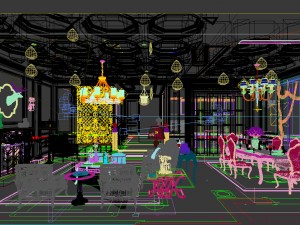european-style living room design 20 3D Model