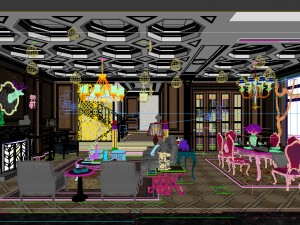 european-style living room design 20 3D Model