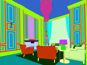 european-style living room design 23 3D Model
