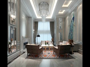 european-style living room design 23 3D Модель