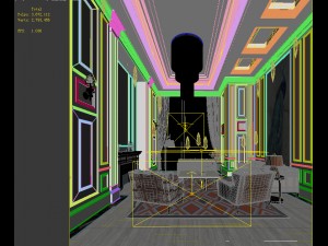 european-style living room design 23 3D Модель