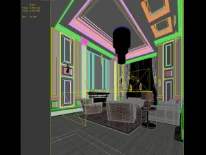 european-style living room design 23 3D Model