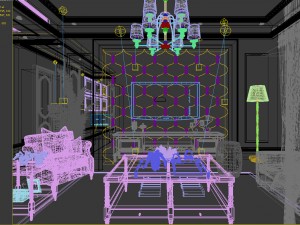 european-style living room design 26 3D Модель