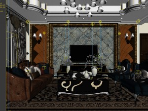 european-style living room design 27 Modèle 3D