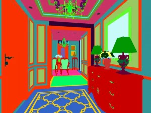 european-style living room design 03 3D Model