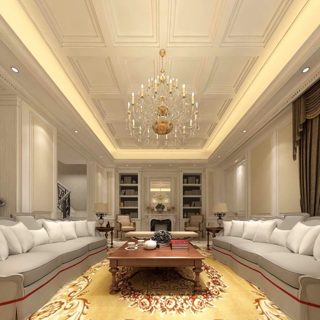 european-style living room design 04 3D Model .c4d .max .obj .3ds .fbx .stl .blend 