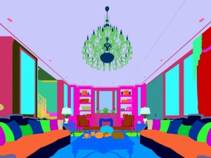 european-style living room design 04 Modelo 3D