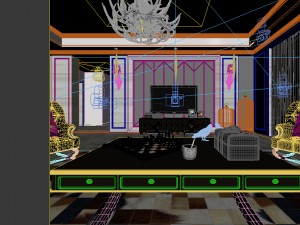 european-style living room design 06 3D Модель