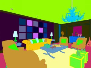 european-style living room design 06 3D Model