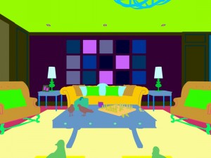european-style living room design 06 3D Модель