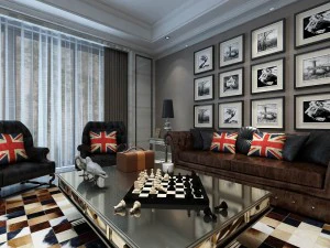 european-style living room design 06 3D Model
