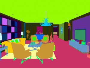 european-style living room design 06 3D Модель