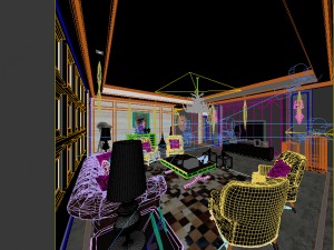 european-style living room design 06 3D Модель