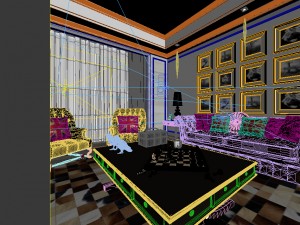 european-style living room design 06 3D Модель