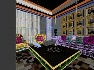 european-style living room design 06 3D Model