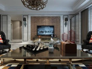 european-style living room design 06 3D Model