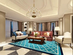 european-style living room design 06 3D Model