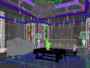 european-style living room design 06 3D Модель