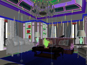 european-style living room design 06 3D Модель