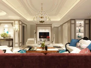 european-style living room design 06 3D Model