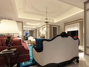 european-style living room design 06 3D Модель