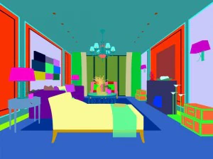 european-style living room design 01 3D Model