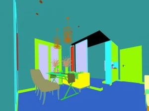 european-style living room design 01 3D Model