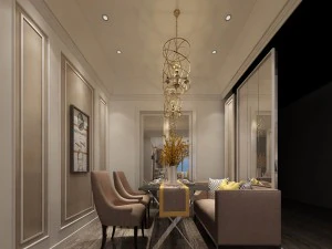 european-style living room design 01 3D Model