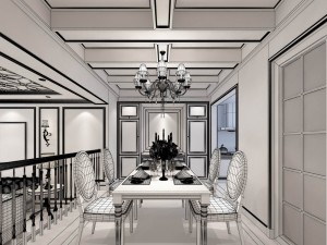 european-style living room design 09 3Dモデル