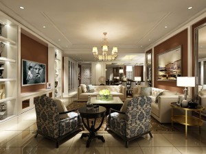 european-style living room design 10 3D मॉडल