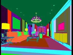 european-style living room design 13 3D Model