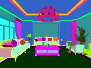 european-style living room design 14 3D Model
