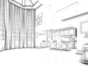 european-style living room design 19 Modello 3D