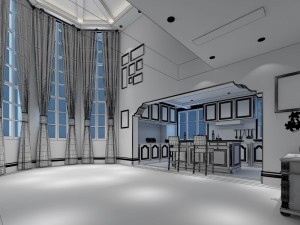 european-style living room design 19 Modello 3D