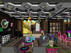 european-style living room design 20 3D 模型