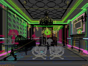 european-style living room design 22 3D Модель