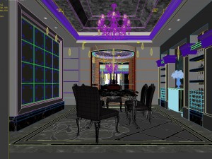european-style living room design 25 Model 3D