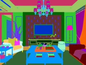 european-style living room design 26 3D Model