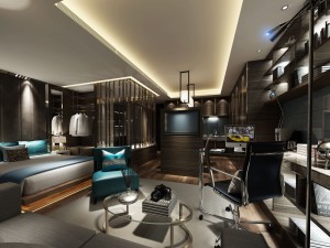 luxury luxury home decoration - bedroom 6110 3D Model