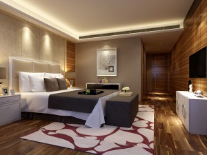 stylish luxury home decoration - bedroom 6111 3D Модель