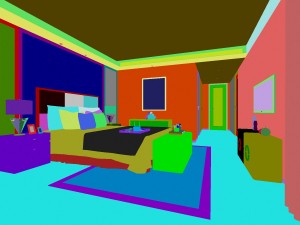 stylish luxury home decoration - bedroom 6111 Model 3D