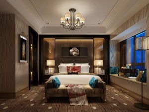 luxury luxury home decoration - bedroom 6112 3D Model
