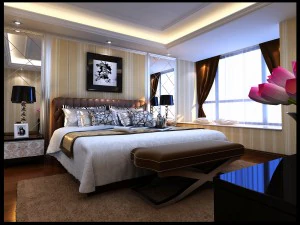 fashion european bedroom 1801 3D Model