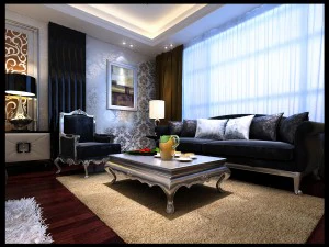 stylish european bedroom 1802 3D Model