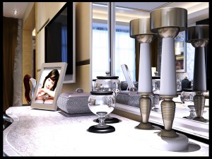 stylish european bedroom 1802 Modelo 3D