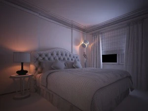 fashion european bedroom 1803 3D Model