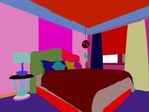 fashion european bedroom 1803 3D Model