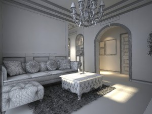 fashion european bedroom 1806 3D Модель
