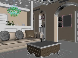 fashion european bedroom 1806 3D Модель