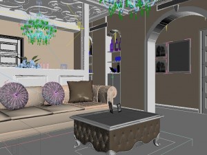 fashion european bedroom 1806 3D Модель